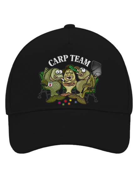 Carp Team šiltovka baseballka Black