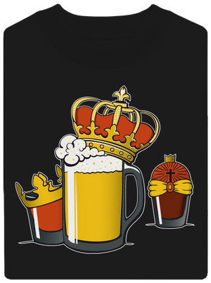 Traja králi unisex mikina bez kapucne Black