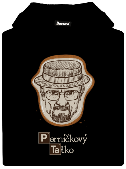 Perníčkový tatko a Perníček dámska mikina klokanka Black