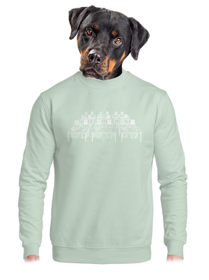 Cimrman: Debil, blbeček unisex mikina bez kapucne Blush Mint