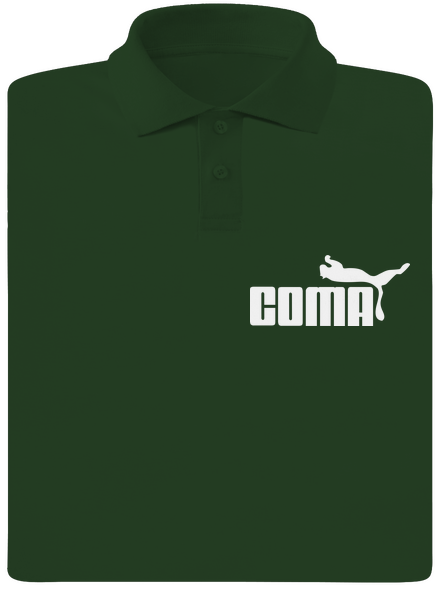 Coma pánska polokošeľa Bottle Green Mal