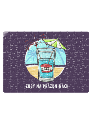 Zuby na prázdninách puzzle White