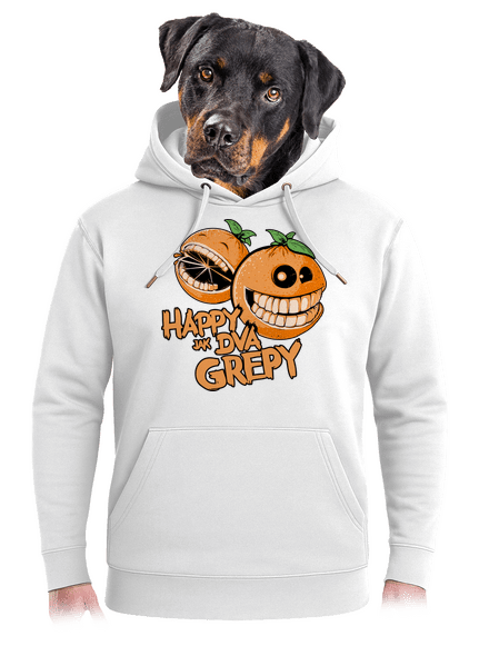 Happy grepy unisex mikina premium Snowwhite