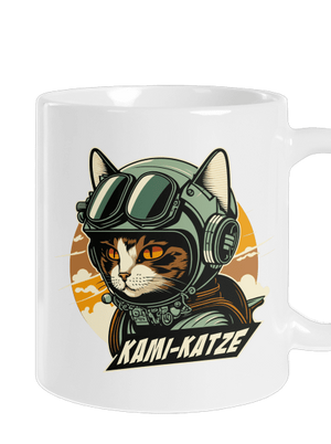 Kami-Katze klasický hrnček White