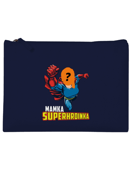 Mamka superhrdinka taštička French Navy