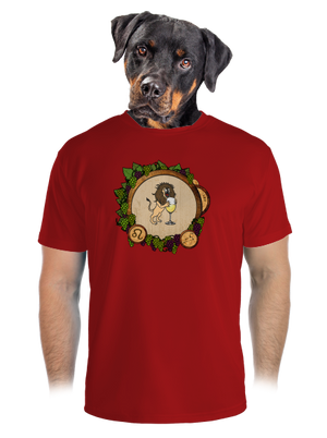 Vínny horoskop: Lev pánske športové tričko Red Mal