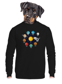 unisex mikina bez kapucne