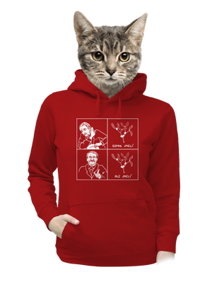 Cimrman: Copak jmelí dámska mikina klokanka Red Mal