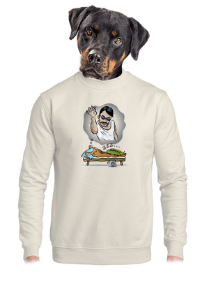 unisex mikina bez kapucne