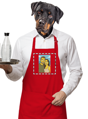 Simpsonovi z vlastnej fotky zástera Red