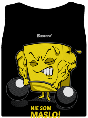 Nie som maslo dámske tielko klasické Black