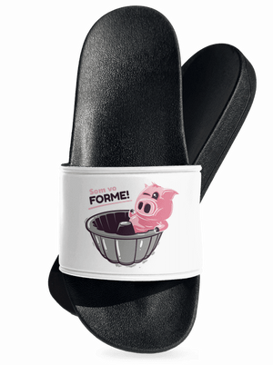 Vo forme šľapky White