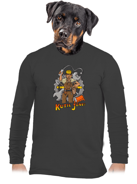 Kutil Jones pánske dlhý rukáv Dark Grey