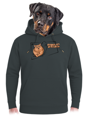 Mačací horoskop: Strelec unisex mikina premium Charcoal