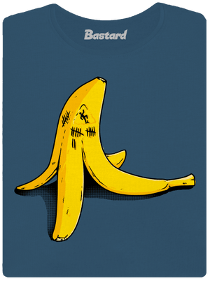 Banán zabijak dámske tričko prémium Petrol Blue