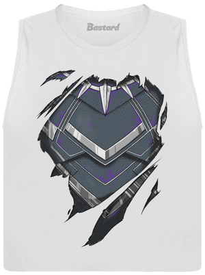 Panther inside dámske tielko voľné White