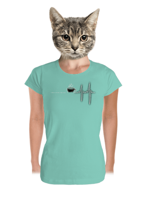 Coffee help dámske tričko prémium Mint Mal