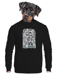 unisex mikina bez kapucne