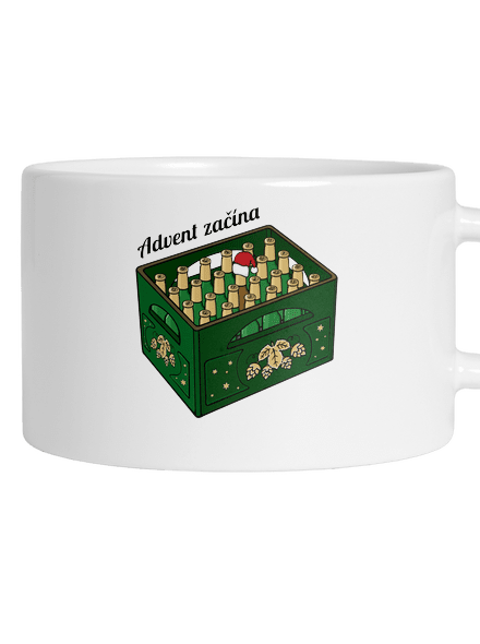 Advent začína hrnček makronka White
