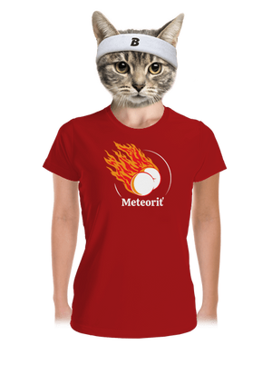 Meteoriť dámske športové tričko Red Mal