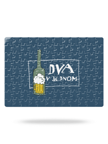 Dva v jednom puzzle White