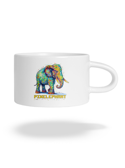 Pixelephant hrnček makronka White