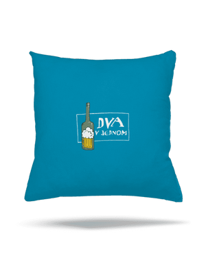 Dva v jednom vankúš Blue Turquoise