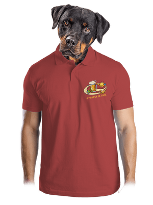 A predsa sa točí! pánska polokošeľa Burgundy