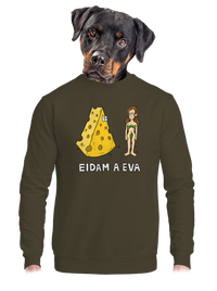 unisex mikina bez kapucne