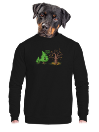 unisex mikina bez kapucne