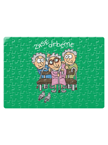 Zase drbeme puzzle White