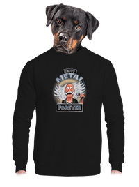 unisex mikina bez kapucne