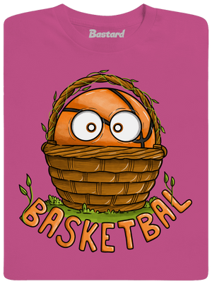 Basketbal detské tričko Fuchsia