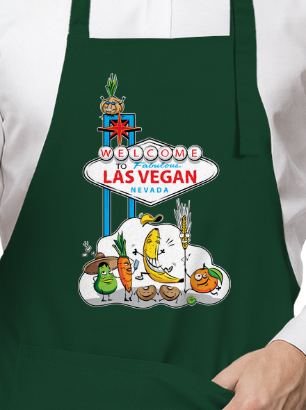 Las Vegan zástera Bottle Green