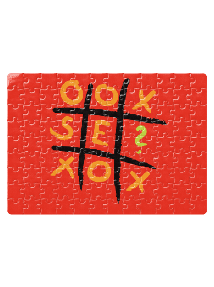 Piškvorky puzzle White