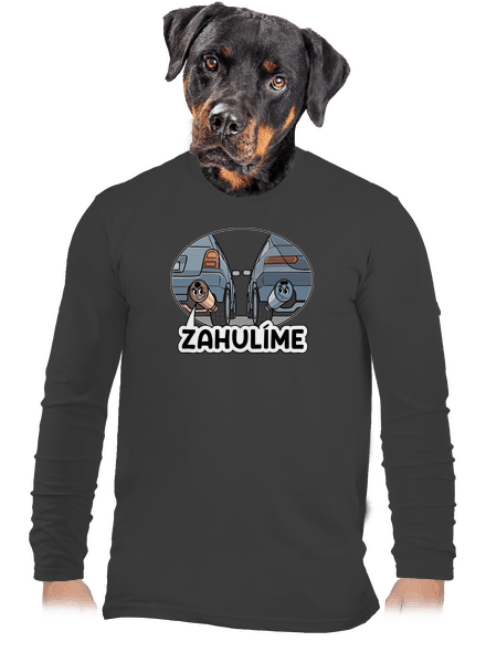Zahulíme pánske dlhý rukáv Dark Grey