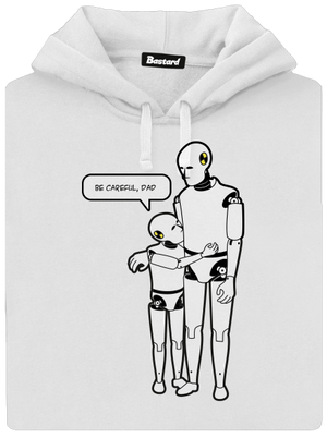 Sirota dámska mikina klokanka White