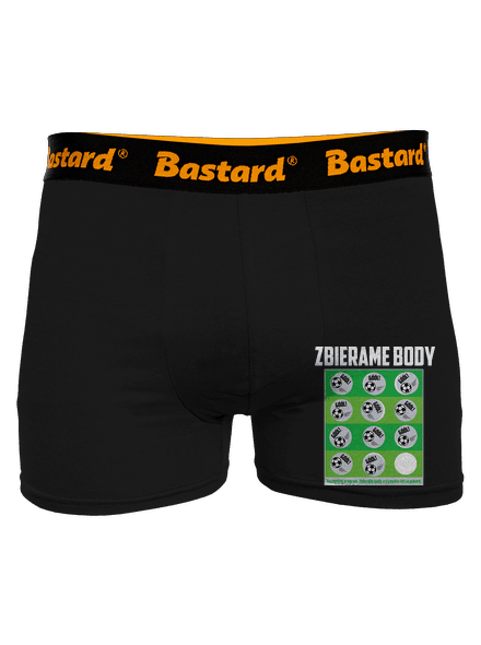 Zbierame body - futbal boxerky Black
