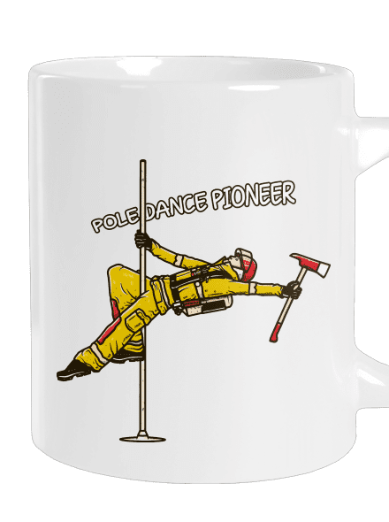 Pole Dance by Dežik veľký hrnček White