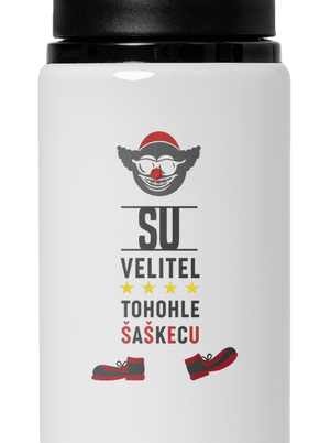 Velitel šaškecu flaša na vodu White
