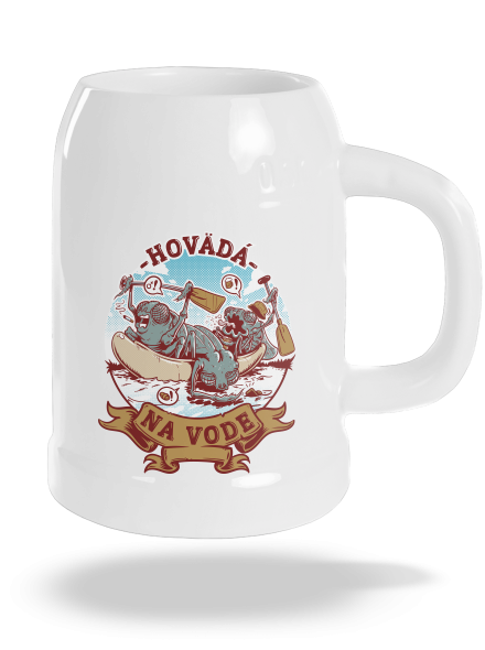 Hovädá na vode polliter White