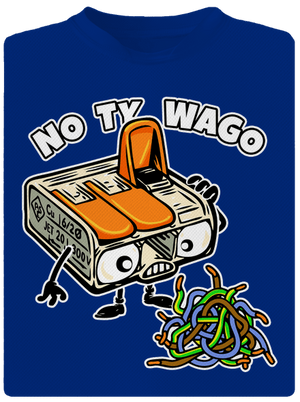 Wago svorka pánske športové tričko Royal Blue Mal