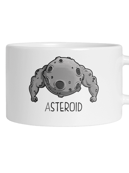 Asteroid hrnček makronka White