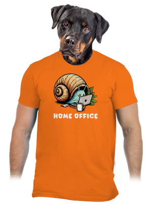 Slimákov home office pánske tričko Orange