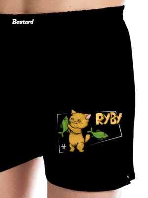 Mačací horoskop: Ryby pánske trenky Black