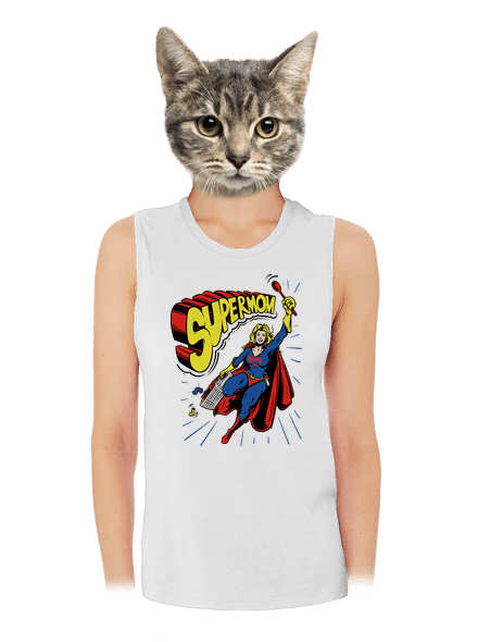 Supermom dámske tielko voľné White