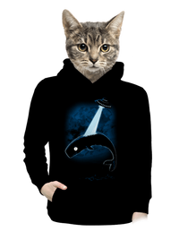 dámska mikina klokanka