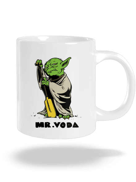 Mr. Voda veľký hrnček White