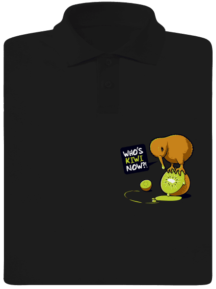 Kiwi pánska polokošeľa Black