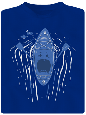 Ahhhh! pánske športové tričko Royal Blue Mal